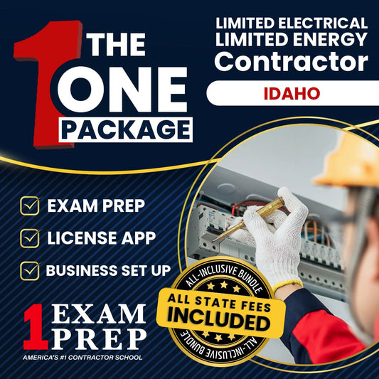 The 1 Package: All-Inclusive Idaho Limited Electrical Limited Energy Installer Contractor Exam, Licensing & Business Setup Solution