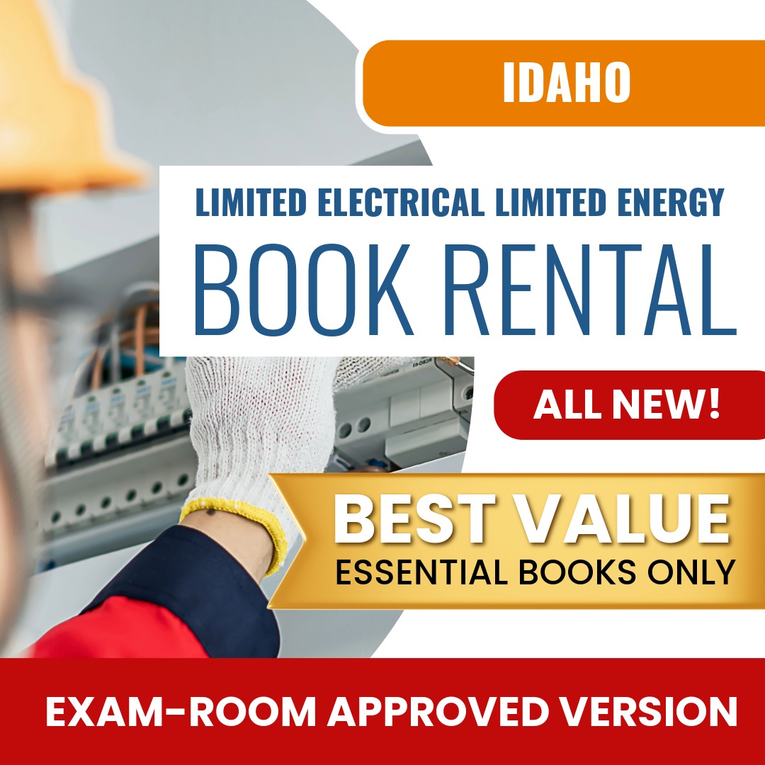 Idaho Limited Electrical Limited Energy Installer Contractor Books & Course Rental - Exam Room Approved