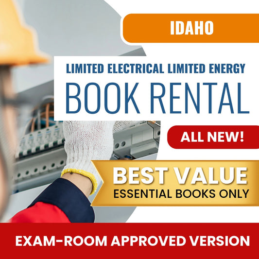 Idaho Limited Electrical Limited Energy Installer Contractor Books & Course Rental - Exam Room Approved