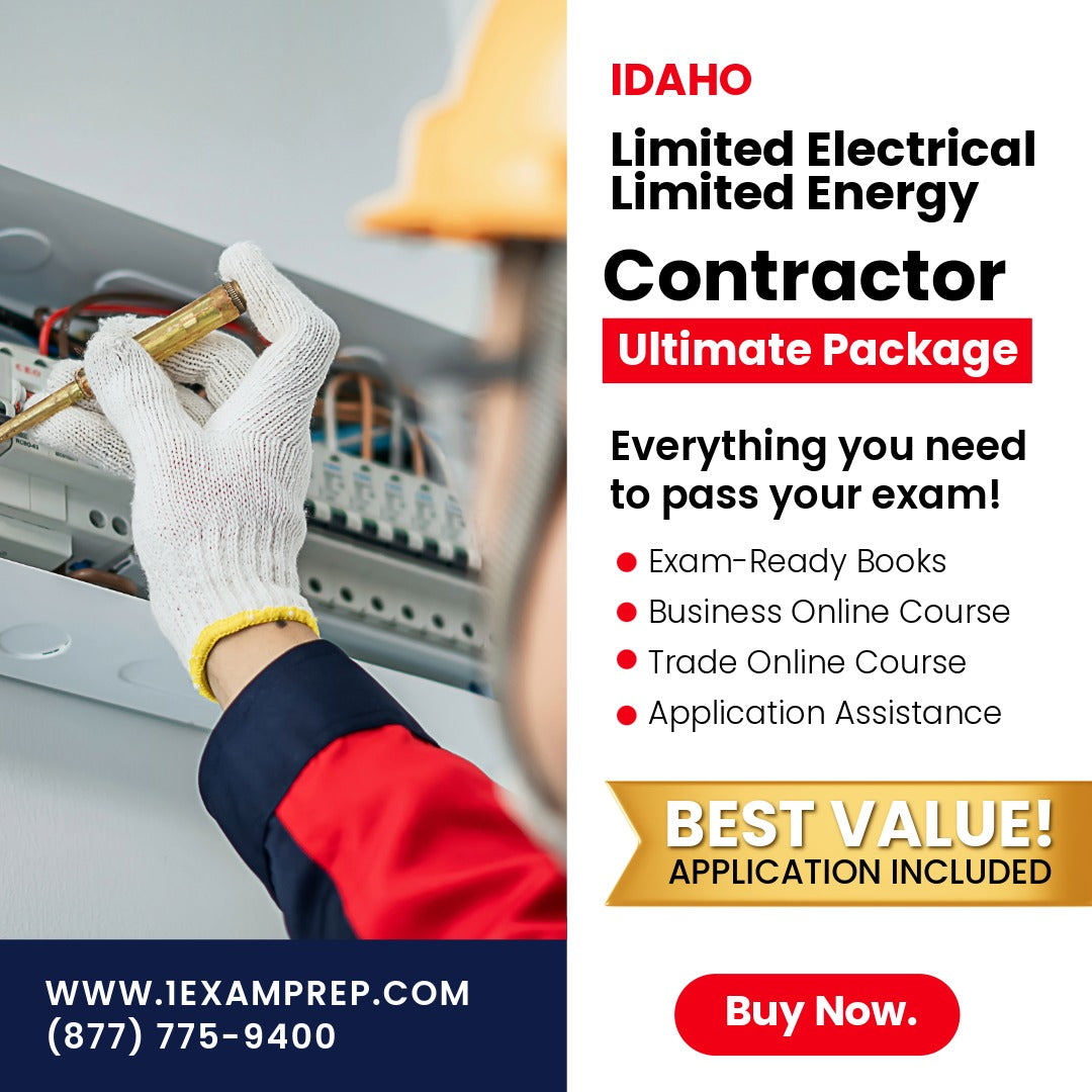 Idaho Limited Electrical Limited Energy Installer Contractor Ultimate Exam Prep Rental