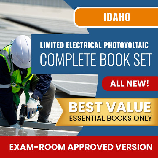 Idaho Limited Electrical Photovoltaic Installer Contractor Books Allowed into Exam Package