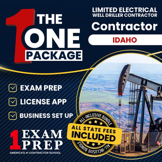 The 1 Package: All-Inclusive Idaho Limited Electrical Well Driller Contractor Exam, Licensing & Business Setup Solution