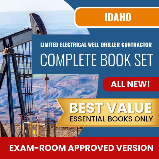 Idaho Limited Electrical Well Driller Contractor Books Allowed into Exam Package