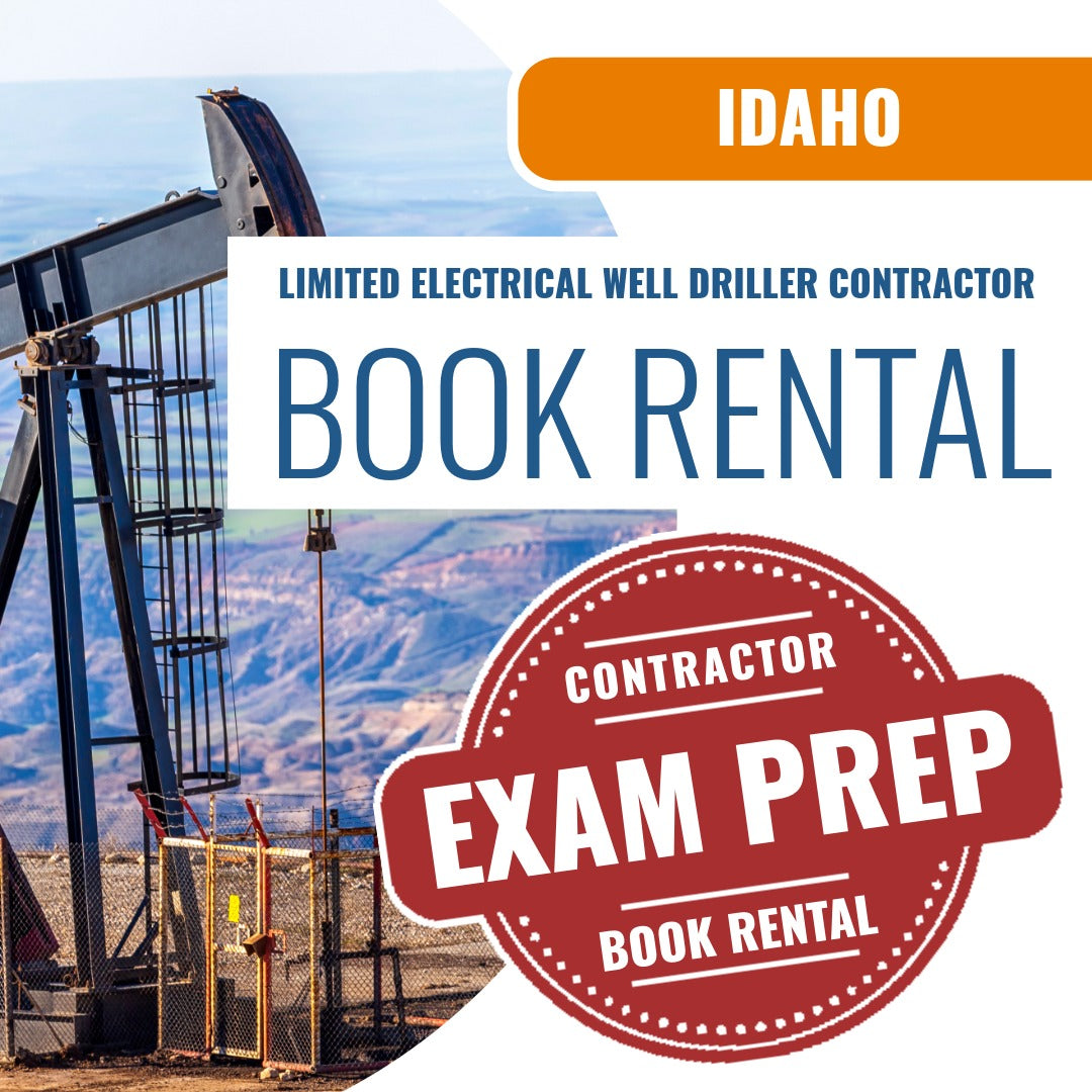 Idaho Limited Electrical Well Driller Contractor - Books & Courses Rental Package