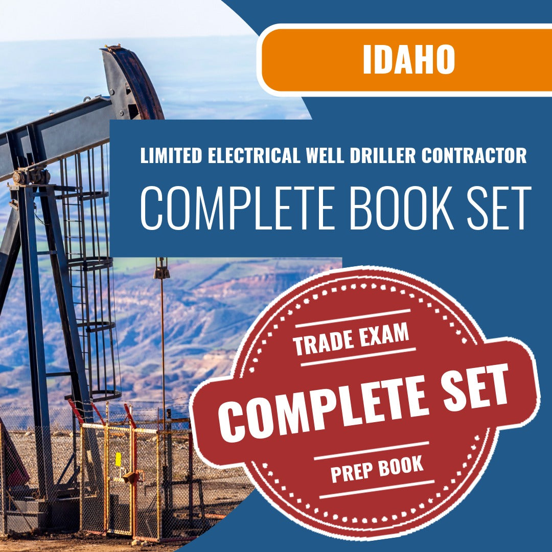 Idaho Limited Electrical Well Driller Contractor Exam Book Package