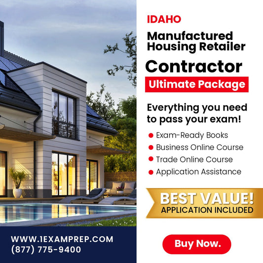 Idaho Manufactured Housing Retailer Ultimate Exam Prep Rental