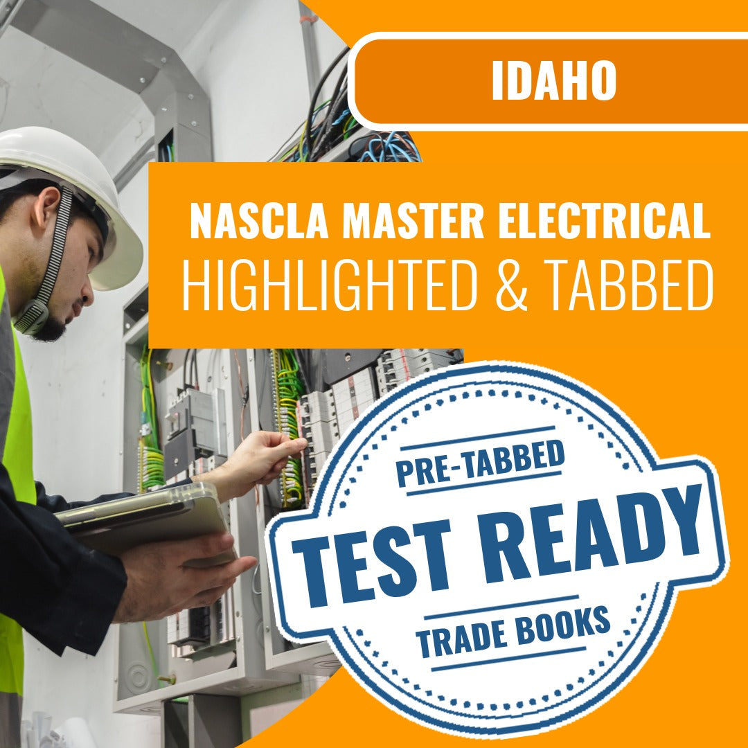 Idaho NASCLA Master Electrical Contractor - Highlighted and Tabbed Book Package