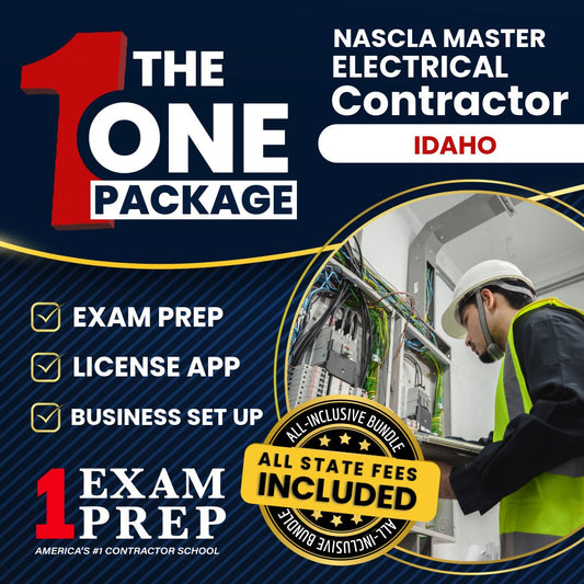 The 1 Package: All-Inclusive Idaho NASCLA Master Electrical Contractor Licensing & Business Setup