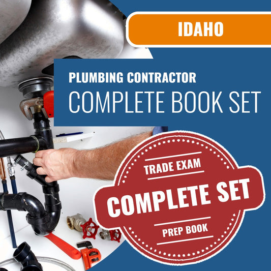 Idaho Plumbing Contractor Exam Book Package