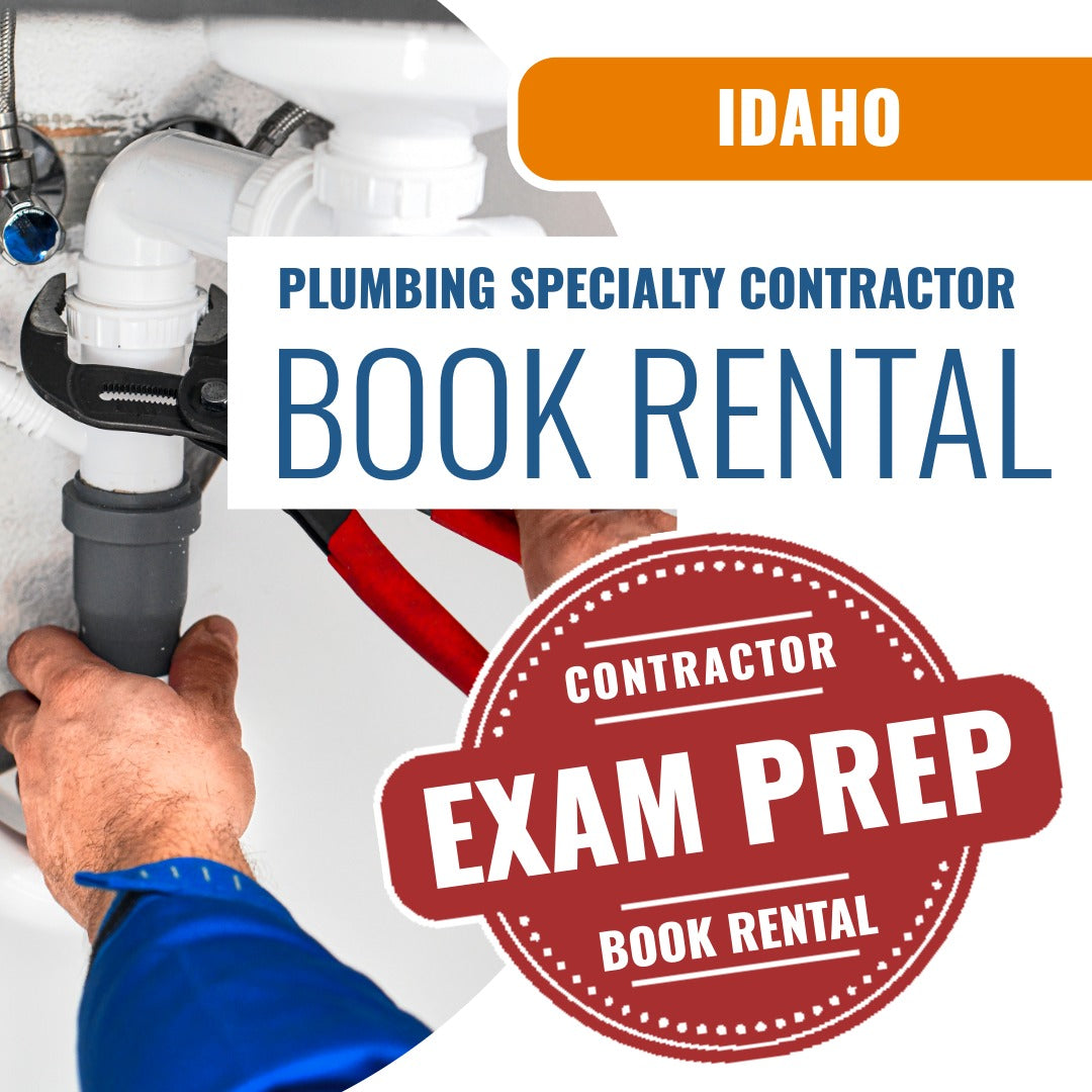 Idaho Plumbing Specialty Contractor - Books & Courses Rental Package