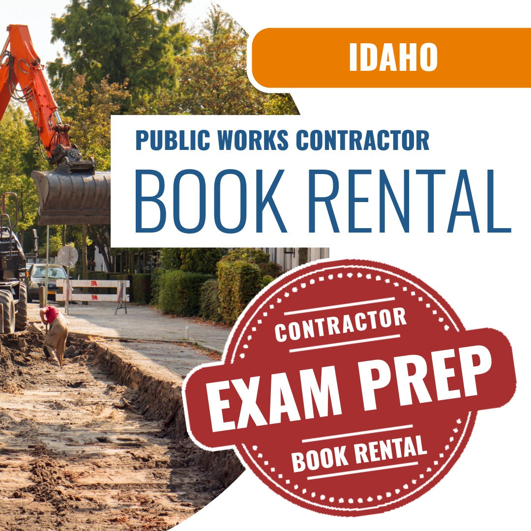 Idaho Public Works Contractor - Books & Courses Rental Package