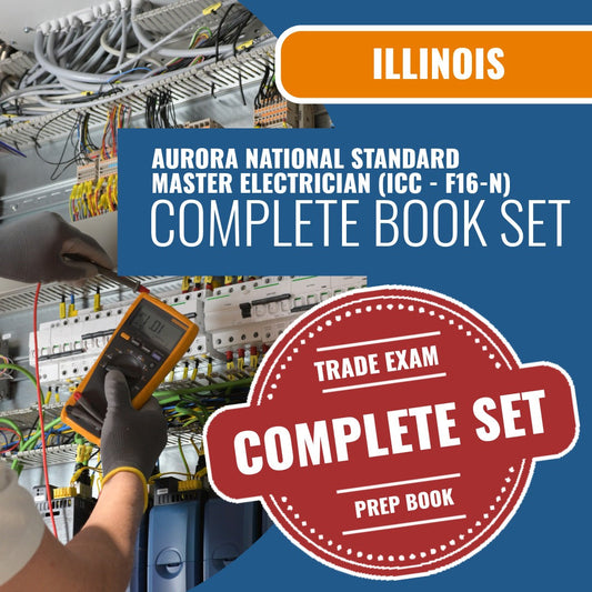 Aurora Illinois National Standard Master Electrician (ICC - F16-N) Exam Book Package