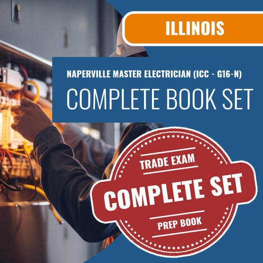 Naperville Illinois Master Electrician (ICC - G16-N) Exam Book Package