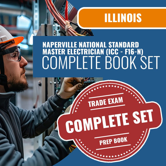 Naperville Illinois National Standard Master Electrician (ICC - F16-N) Exam Book Package