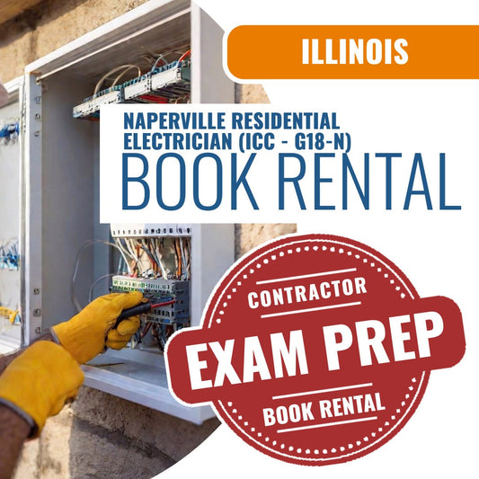 Naperville Illinois Residential Electrician (ICC - R18) - Books & Courses Rental Package