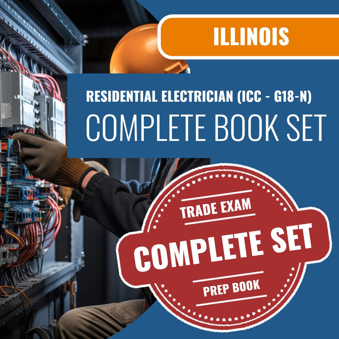 Illinois Residential Electrician (ICC - G18-N) Exam Book Package