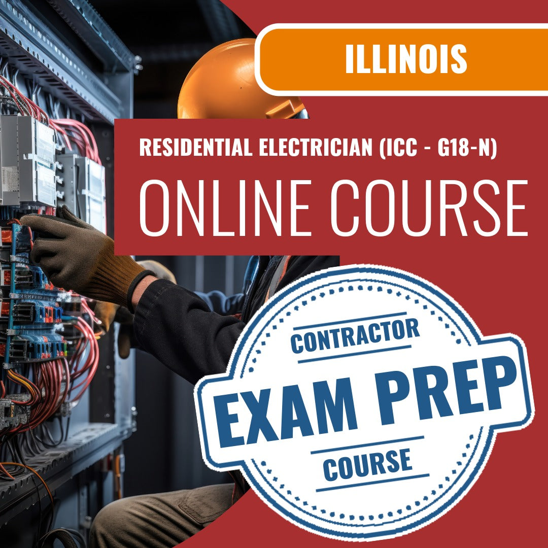 
Illinois Residential Electrician (ICC - T18-N) - Online Exam Prep
