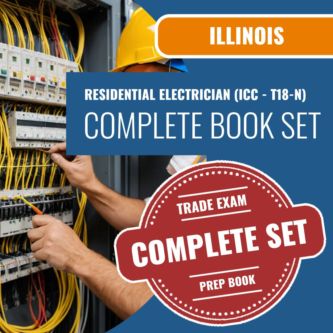 Illinois Residential Electrician (ICC - T18-N) Exam Book Package