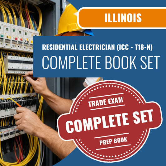 Illinois Residential Electrician (ICC - T18-N) Exam Book Package