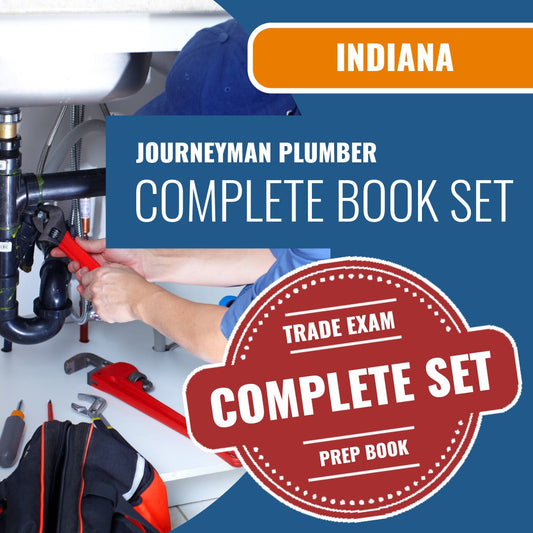 Indiana Journeyman Plumber Exam Book Package