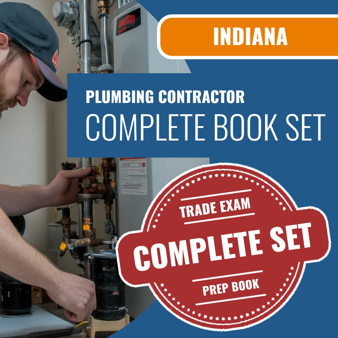 Indiana Plumbing Contractor Exam Book Package