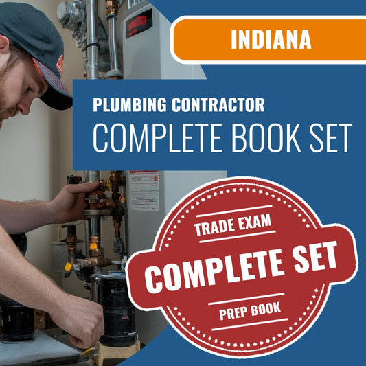 Indiana Plumbing Contractor Exam Book Package