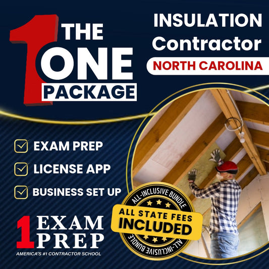 The 1 Package: All-Inclusive North Carolina Insulation Contractor Licensing & Business Setup
