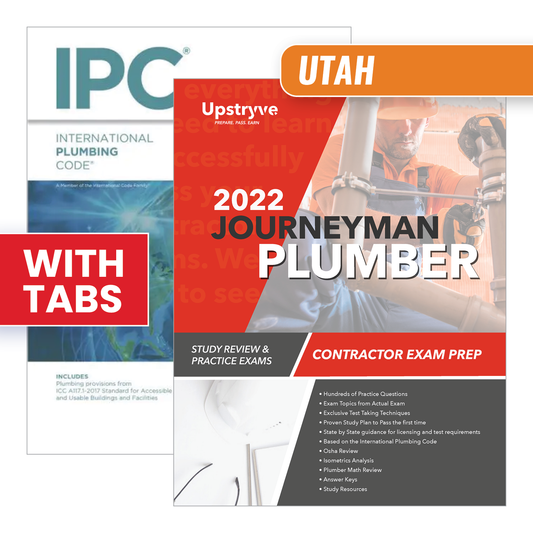 Utah Journeyman Plumber Exam Prep Package [2021 IPC]