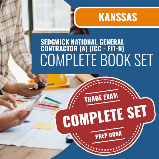 
Sedgwick County Kansas National Standard General Building Contractor (A) (ICC - F11-N) Exam Book Package

