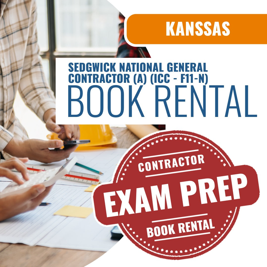 Sedgwick County Kansas National Standard General Building Contractor (A) (ICC - F11-N) - Books & Courses Rental Package