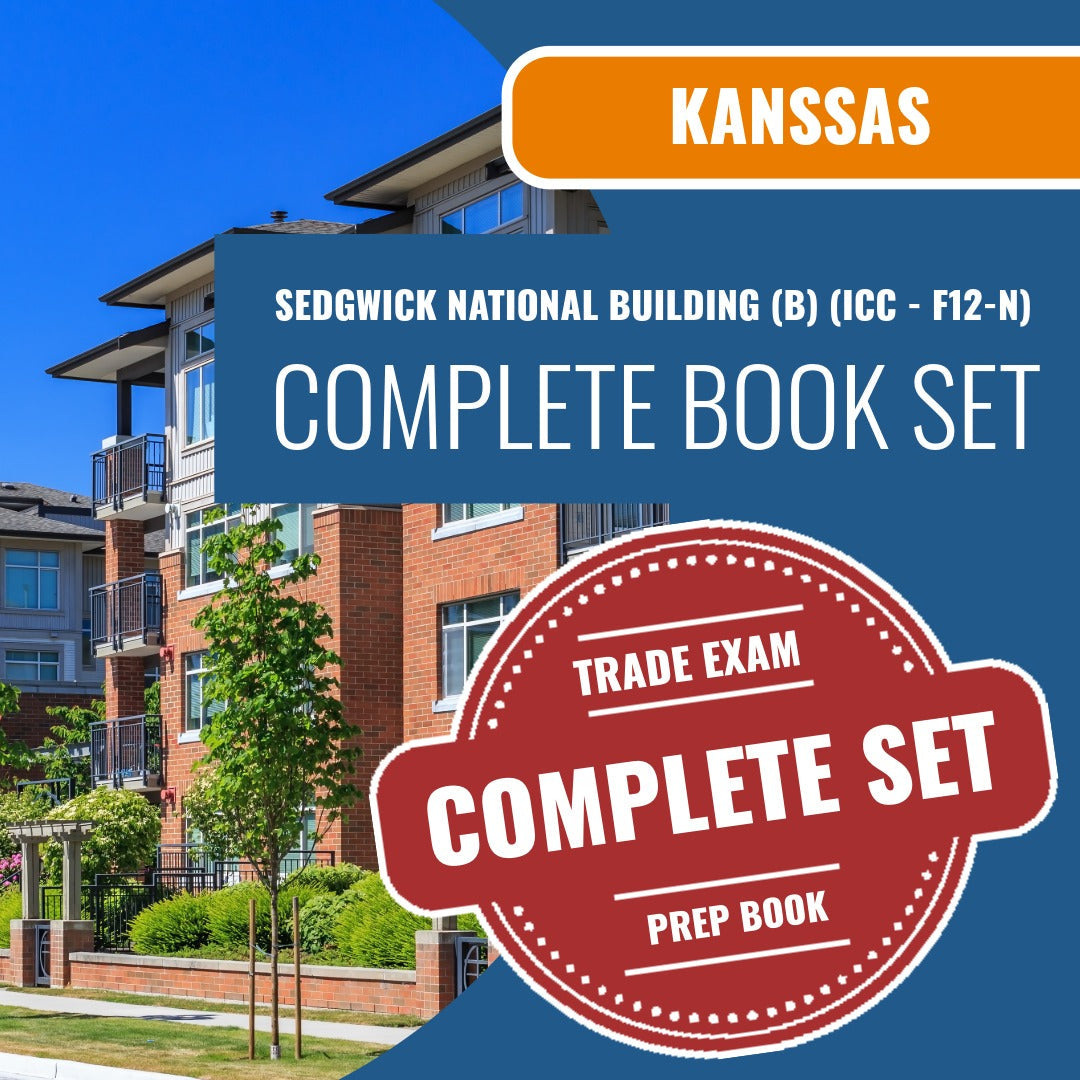 Sedgwick County Kansas National Standard Building Contractor (B) (ICC - F12-N) Exam Book Package
