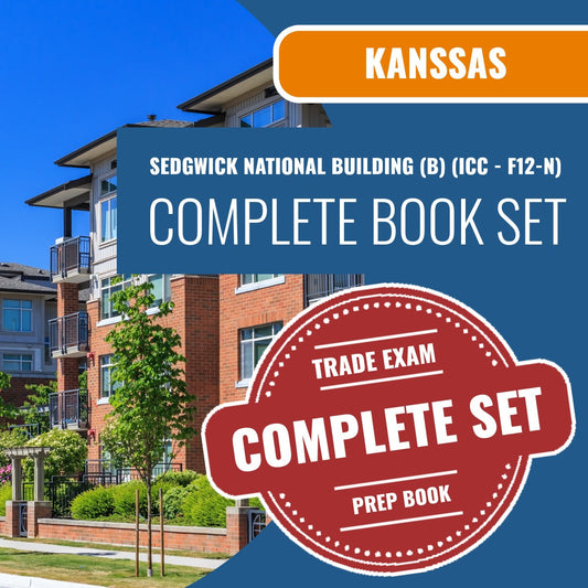 Sedgwick County Kansas National Standard Building Contractor (B) (ICC - F12-N) Exam Book Package