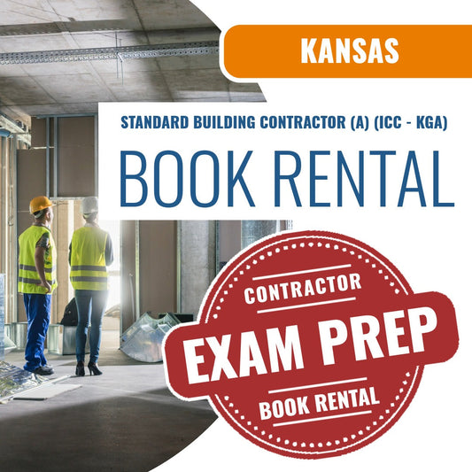 Kansas Standard Building Contractor (A) (ICC - KGA) - Books & Courses Rental Package