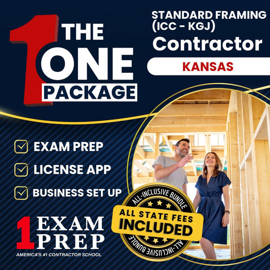 The 1 Package: All-Inclusive Kansas Standard Framing Contractor (ICC - KGJ), Licensing & Business Setup Solution