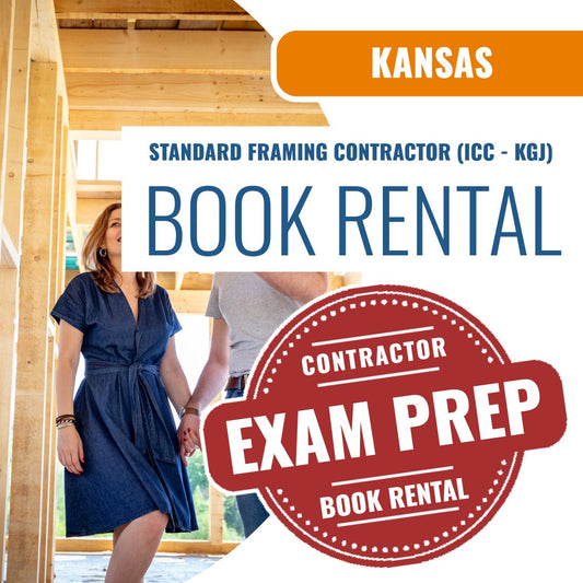 Kansas Standard Framing Contractor (ICC - KGJ) - Books & Courses Rental Package