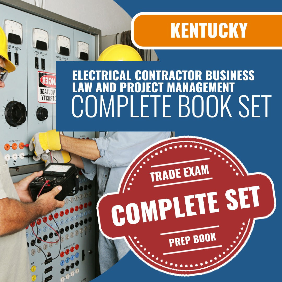 Kentucky Electrical Contractor Business Law and Project Management Exam Book Package