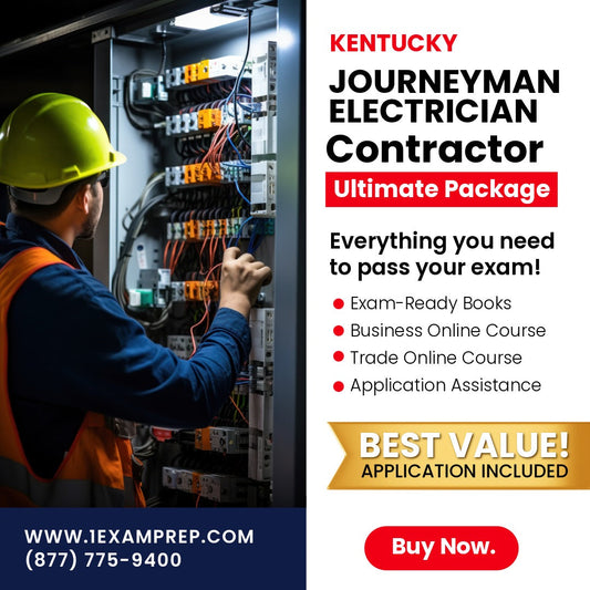 Kentucky Journeyman Electrician Ultimate Exam Prep Rental Package
