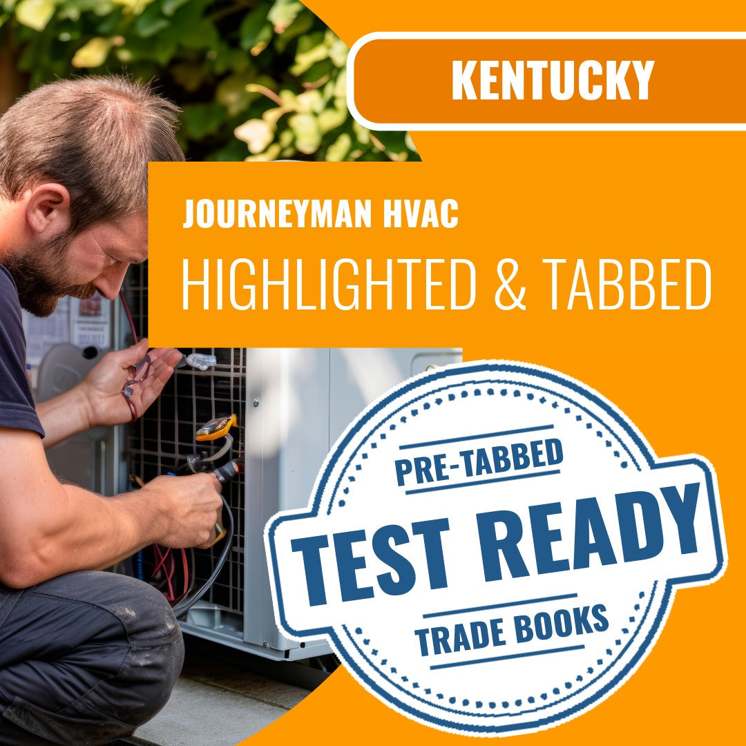 Kentucky Journeyman HVAC Highlighted & Tabbed Book Package