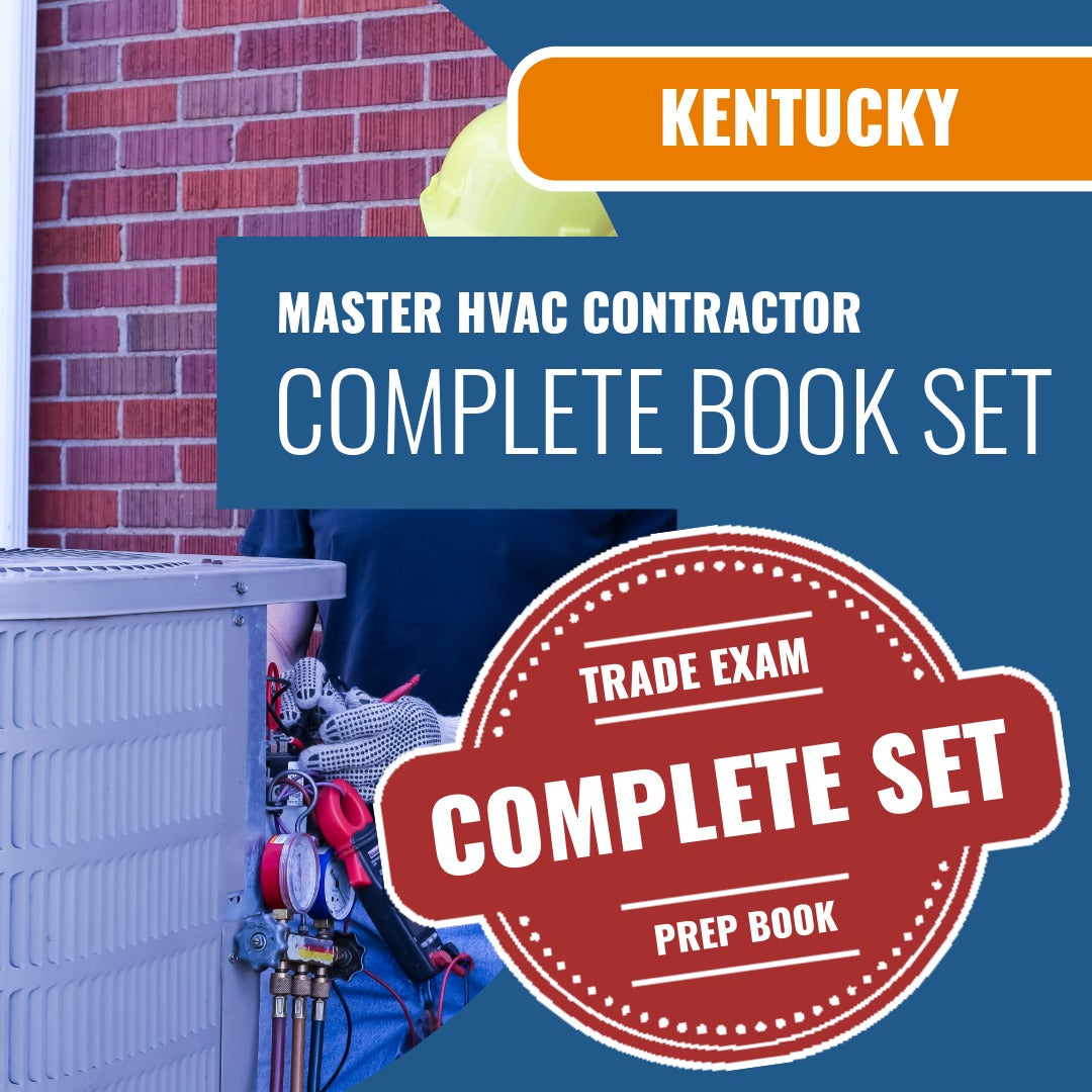 Kentucky Master HVAC Contractor Exam Book Package