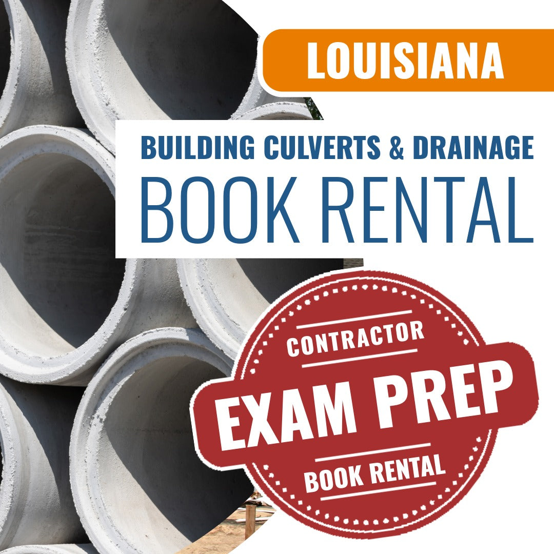 Louisiana Culverts And Drainage Structures Contractor - Books & Courses Rental Package