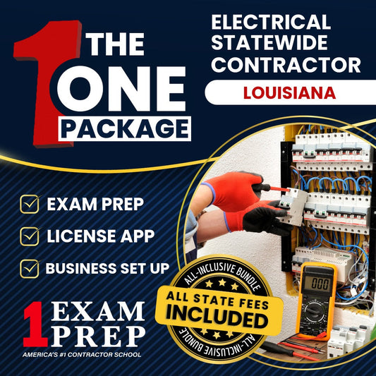 The 1 Package: All-Inclusive Louisiana Electrical Statewide Contractor Exam, Licensing & Business Setup Solution