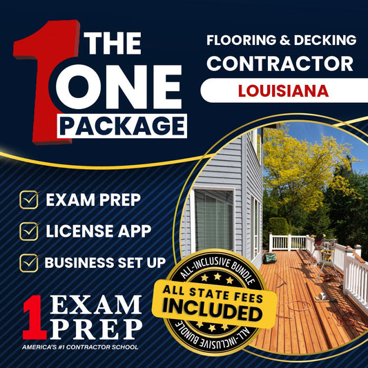 The 1 Package: All-Inclusive Louisiana Flooring And Decking Contractor Exam, Licensing & Business Setup Solution