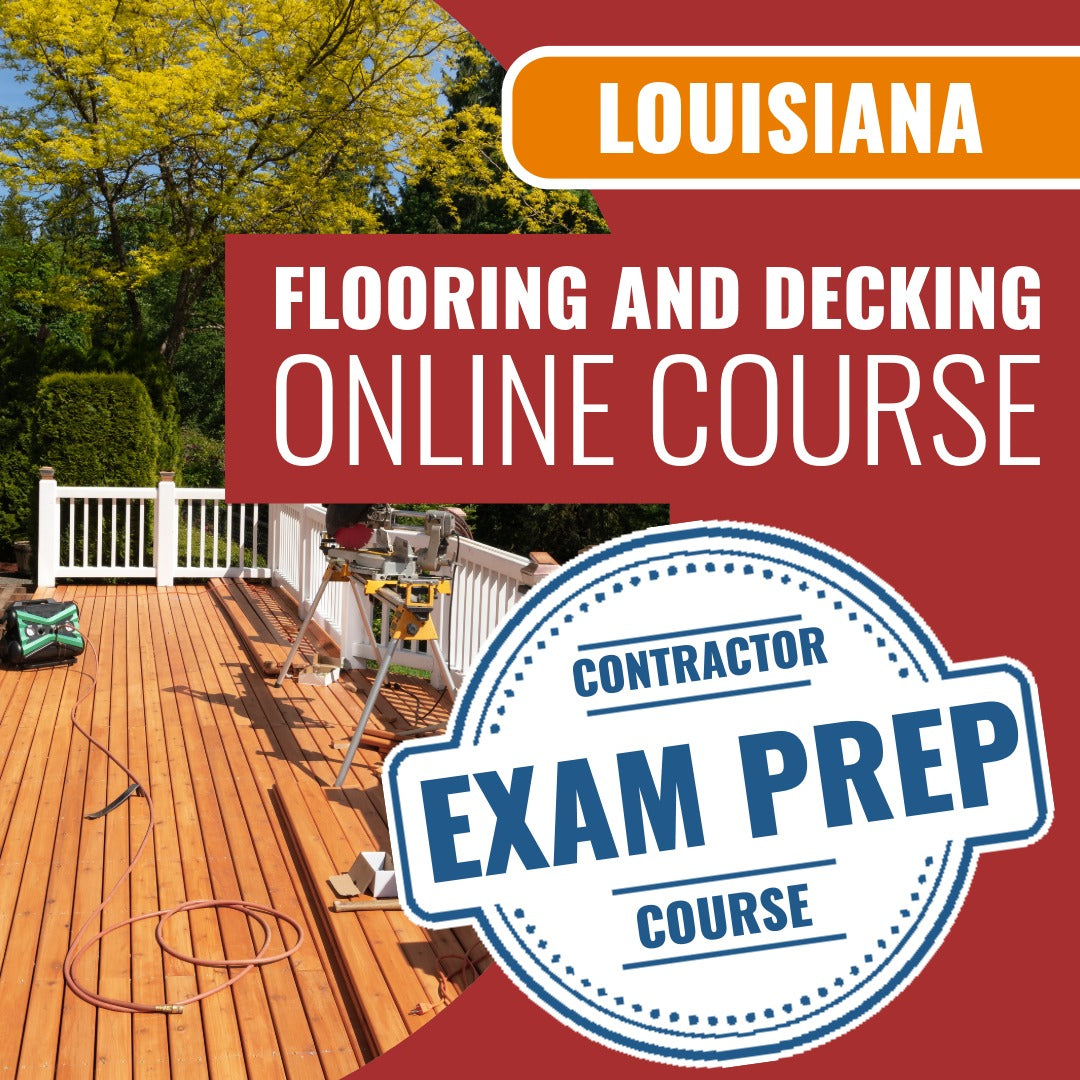 Louisiana Flooring And Decking Contractor - Online Exam Prep