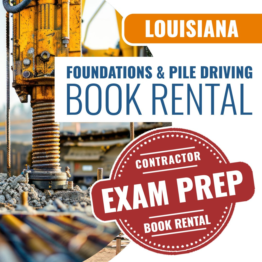 Louisiana Foundations And Pile Driving Contractor - Books & Courses Rental Package