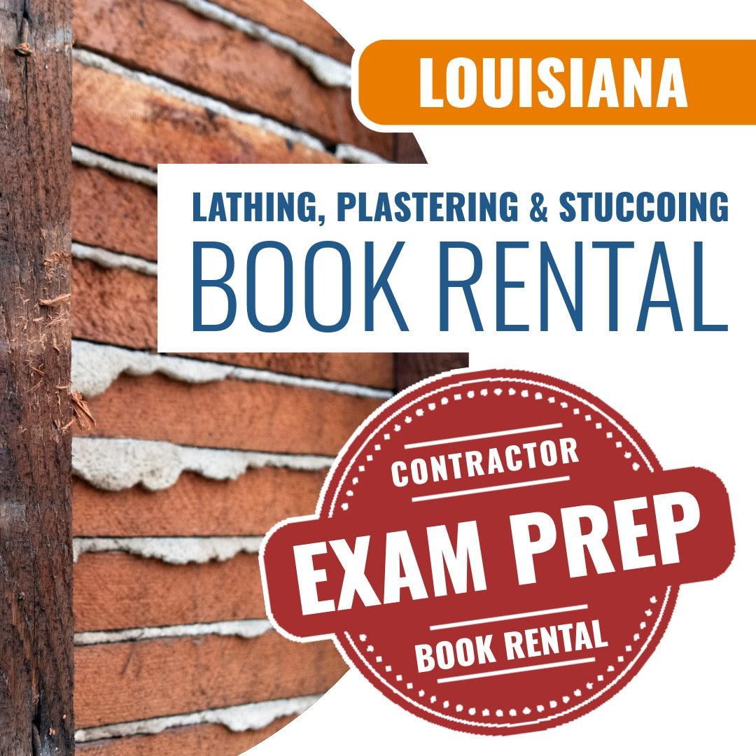 Louisiana Lathing, Plastering, And Stuccoing Contractor - Books & Courses Rental Package