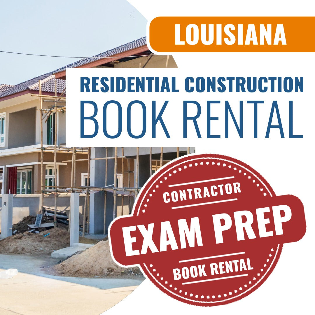 Louisiana Residential Construction Contractor - Books & Courses Rental Package