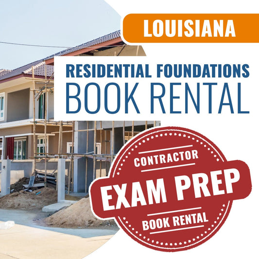Louisiana Residential Foundations Contractor - Books & Courses Rental Package