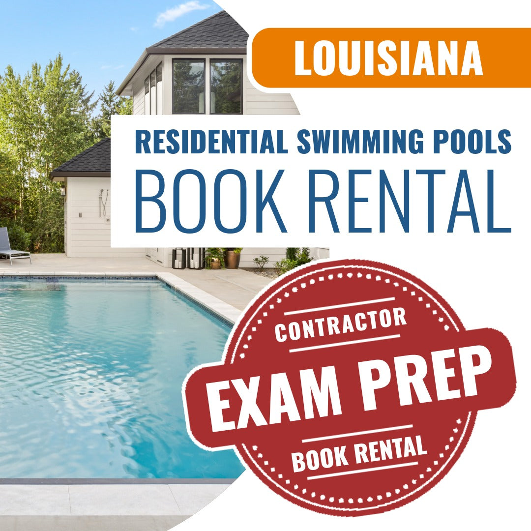 Louisiana Residential Swimming Pools Contractor - Books & Courses Rental Package