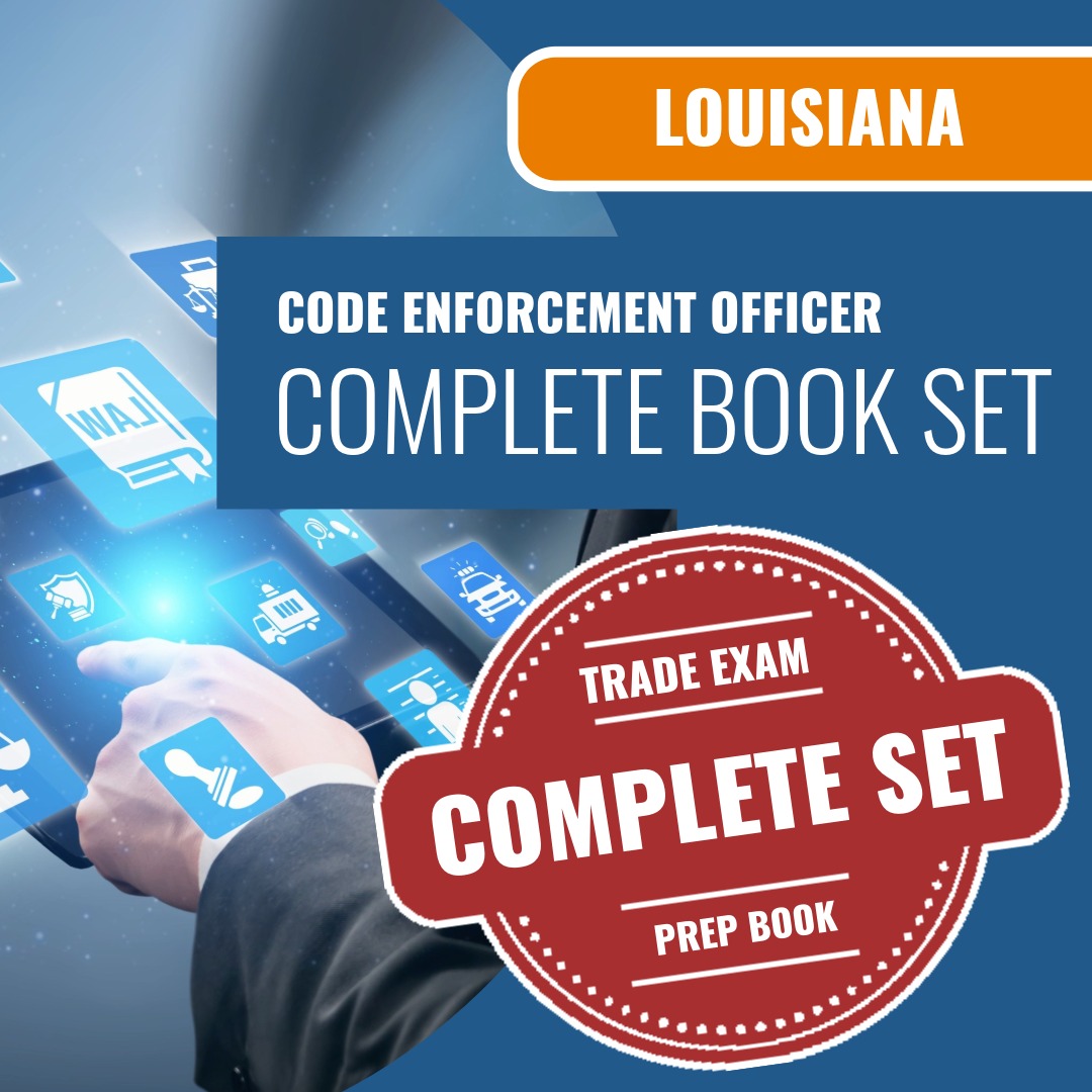 Louisiana Code Enforcement Officer (ICC - CE-O) Exam Book Package