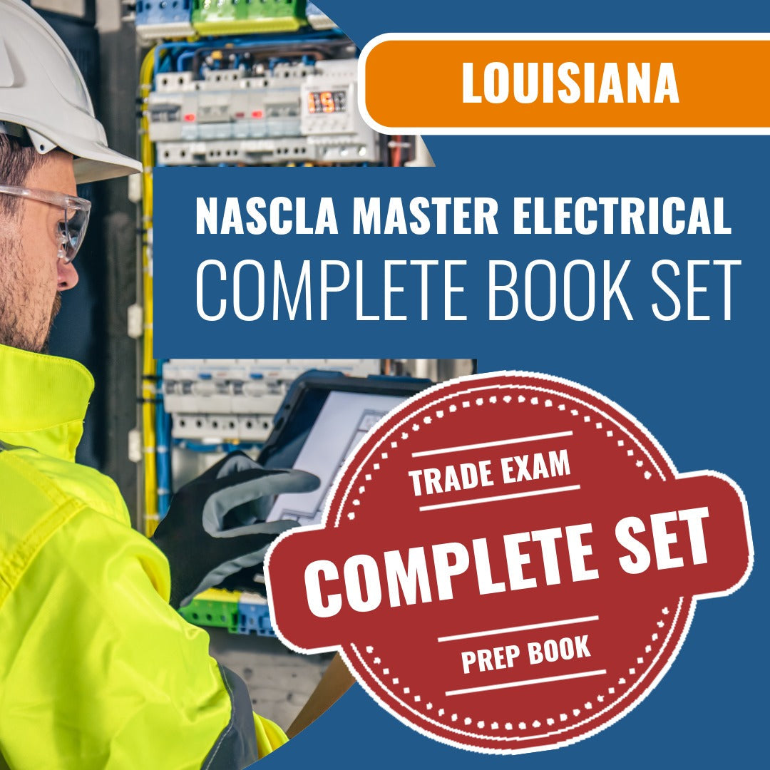 Louisiana NASCLA Master Electrical Contractor Exam Book Package